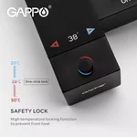 Гігієнічний душ GAPPO G7207-60 із термостатом, чорний