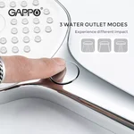 Ручний душ GAPPO G003, 3-режим, чорний