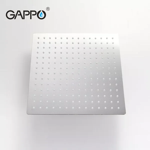 Тропічний душ GAPPO G28, 200x200 мм, нержавіюча сталь, хром
