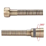Душовий шланг GAPPO G45-4, латунь, 1500 мм, бронза