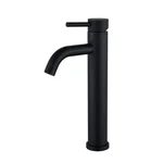 Змішувач для умивальника WEZER EKO11C-01-BLACK високий