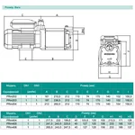 Відцентровий насос SHIMGE PRm405, 1.1 кВт, Нmax=57 м, Qmax=108л/хв