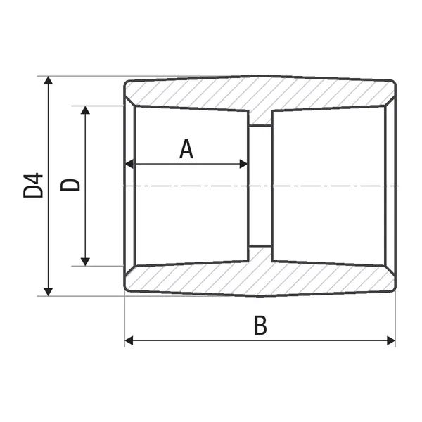 Муфта PP-r ITAL 32 x 32 мм