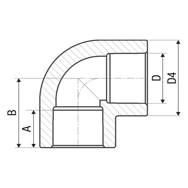 Кутник 90° PP-r ITAL 20 мм