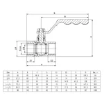 Кран кульовий ITAL PN25 2
