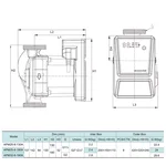 Насос циркуляційний SHIMGE APM 25-8-130A, Qmax 4,3м³