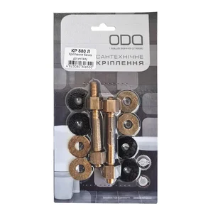 Кріплення ODA бачка до унітазу ЛАТУНЬ  8*80мм (КР 880 Л)** {40}