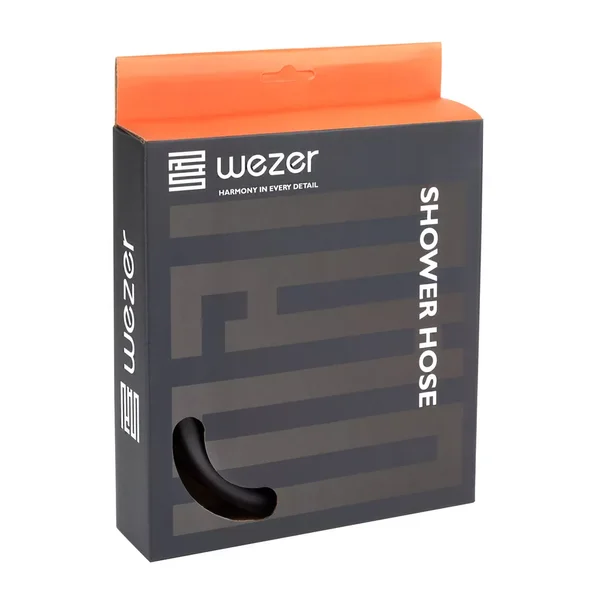 Душовий шланг WEZER WKR-015-150B, 150 см, чорний