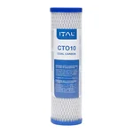 Комплект картриджів ITAL Жорсткість 1-2-3 (PP5 + ST10IT + CTO-S10IT) для фільтру зворотного осмосу (ST3IT)