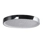 F015-25 лійка стельова кругла 250mm хром-білий (коробка) {20/1}