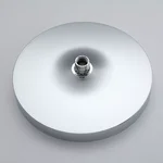 F015-25 лійка стельова кругла 250mm хром-білий (коробка) {20/1}
