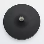 F016-25 лійка стельова кругла 250mm ABS пластик чорна (коробка) {20/1}