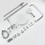 F2467 душ. система 3х функц. поворот. вилив лат. корпус Ø35 (хром)** {4}