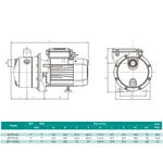JET1101G2 SHIMGE ц/біжний самовс.НЕРЖ (1,1кВт, Нmax=48м, Qmax=90л/хв) {1}