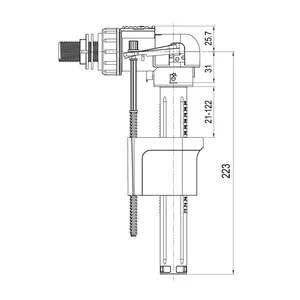 A2104PN клапан 1/2