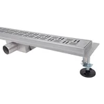 IT02-FT20/700 ITAL Душовий трап 700 мм, комбінований гідрозатвор,Brushed nickel (блістер) {5/1}