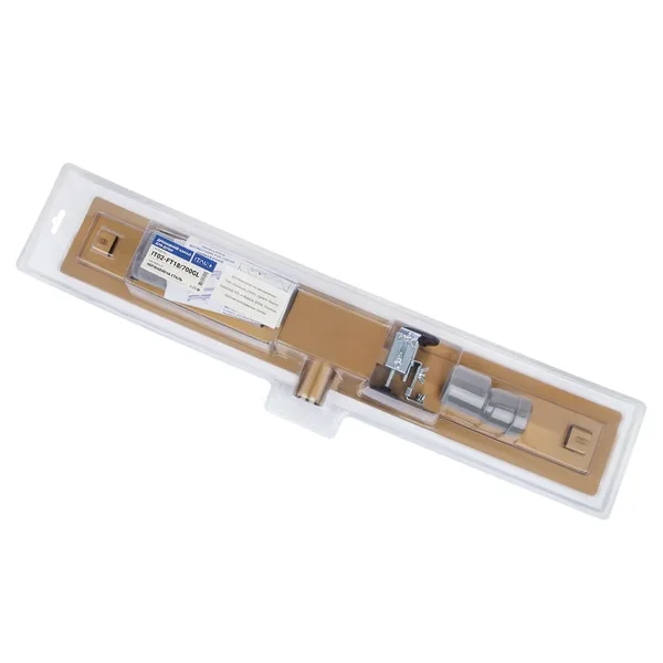 IT02-FT18/800 GL ITAL Душовий трап 800 мм Brushed GOLD комбін. гідрозатвор, (блістер) {5/1}