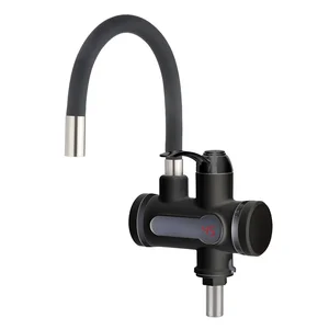 Проточник SDR-G15T-Black кухня поворотний гнучкий вилив (3,0 кВт + датчик темп.) {10/1}
