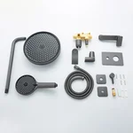 Душова система FRAP F7175-19 одноважільна латунна 3-х функціональна з діаметром картриджа 35 мм