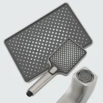 Душова система GAPPO G2491-9 термостатична одноважільна трьох-функціональна латунна Ø35 сіра (Gungrey)