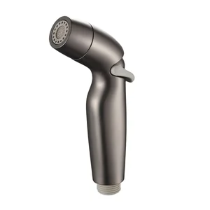 Лейка гигиеническая GAPPO G37-9 с регулировкой потока серая (Gungrey) ABS пластик Лейка гигиеническая GAPPO G37-9 с регулировкой потока серая (Gungrey) ABS пластик