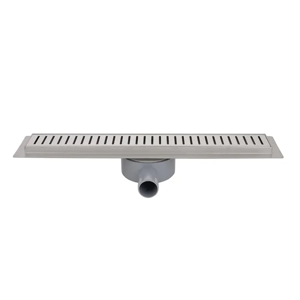 IT03-FT10/1 000 ITAL Душовий трап 1 000 мм повор. 360, комбін.затвор, Brushed nickel (блістер) {5/1}