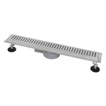 IT03-FT10/1 000 ITAL Душовий трап 1 000 мм повор. 360, комбін.затвор, Brushed nickel (блістер) {5/1}