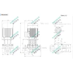 TB80-23/2 SHIMGE 380В цирк. сухий ротор  5,5 кВт Hmax 29м Qmax 1333л/хв DN80 440мм {1}