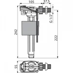 Впускной механизм ALCA PLAST A150-1/2
