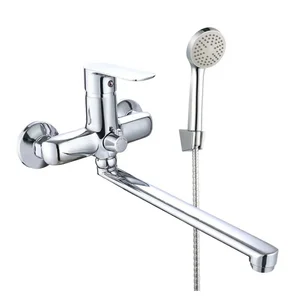 VRL716-15 ванна одноваж. довгий поворот. вилив сплав Ø35 (хром) {10/1}