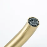 G3006-3 ванна підлоговий одноваж. лит. вилив лат. Ø35 (сатин золотий) {3/1}