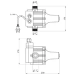 Автомат прес-контроль1.1кВт FORWATER HS-10 {1}