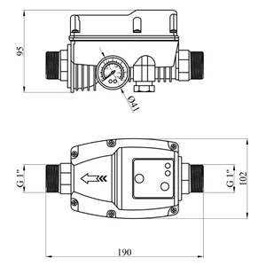 Автомат прес-контроль 1,1кВт FORWATER HS-15 {1}