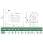 SGT40-200/5.5 SHIMGE відцентр. фланц. (5.5 кВт, Hmax=42.0м, Qmax=650л/хв){1}