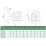 SGT50-125/3 SHIMGE відцентр. фланц. (3.0 кВт, Hmax=20.0м, Qmax=1333л/хв){1}