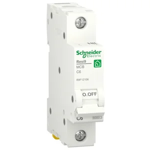 Автоматичний вимикач Schneider RESI9 1 полюс 25А С 6kA R9F12125