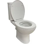 Унітаз-компакт PEARL PRIMA безобідковий з поліпропіленовим сидінням Soft-Close