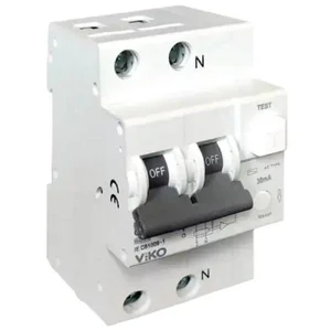 Диференційний автомат, 1P+N , 16А, С, 30мА, АС, 6кА , VIKO (6VRBE-2C1630/AC)