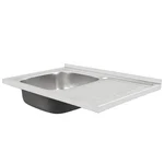 Мийка для кухні накладна VENTA Satin 500x800 VM8058LS