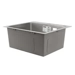 Мийка для кухні інтегрована VENTA Brushed 500x450 BVM5045