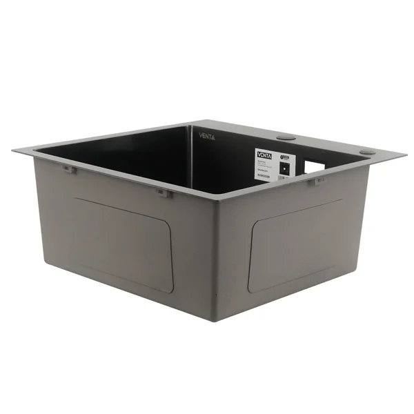 Мийка для кухні інтегрована VENTA Black 500x500 BVM5050B