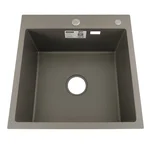 Мийка для кухні інтегрована VENTA Gray 500x500 BVM5050G