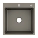 Мийка для кухні інтегрована VENTA Gray 500x500 BVM5050G