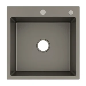 Мийка для кухні інтегрована VENTA Gray 500x500 BVM5050G