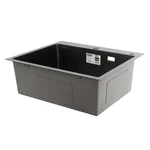 Мийка для кухні інтегрована VENTA Black 600x500 BVM6050B