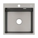 Мийка для кухні інтегрована VENTA Black 600x500 BVM6050B