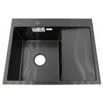 Мийка для кухні інтегрована VENTA Black 630x500 BVM6350B