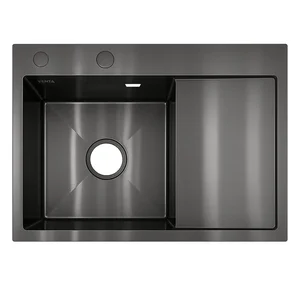 Мийка для кухні інтегрована VENTA Black 780x480 BVM7848B