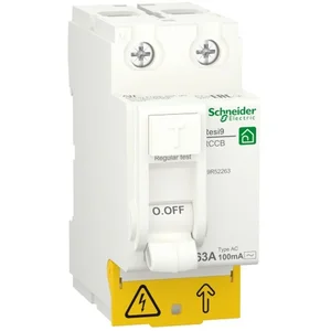 Диференційне реле (ПЗВ) 2P 63А 100мА тип AC Schneider (R9R52263)