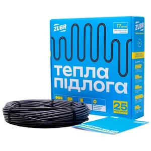 Нагрівальний кабель  ZUBR DC Cable 17 / 2550 Вт 149 м